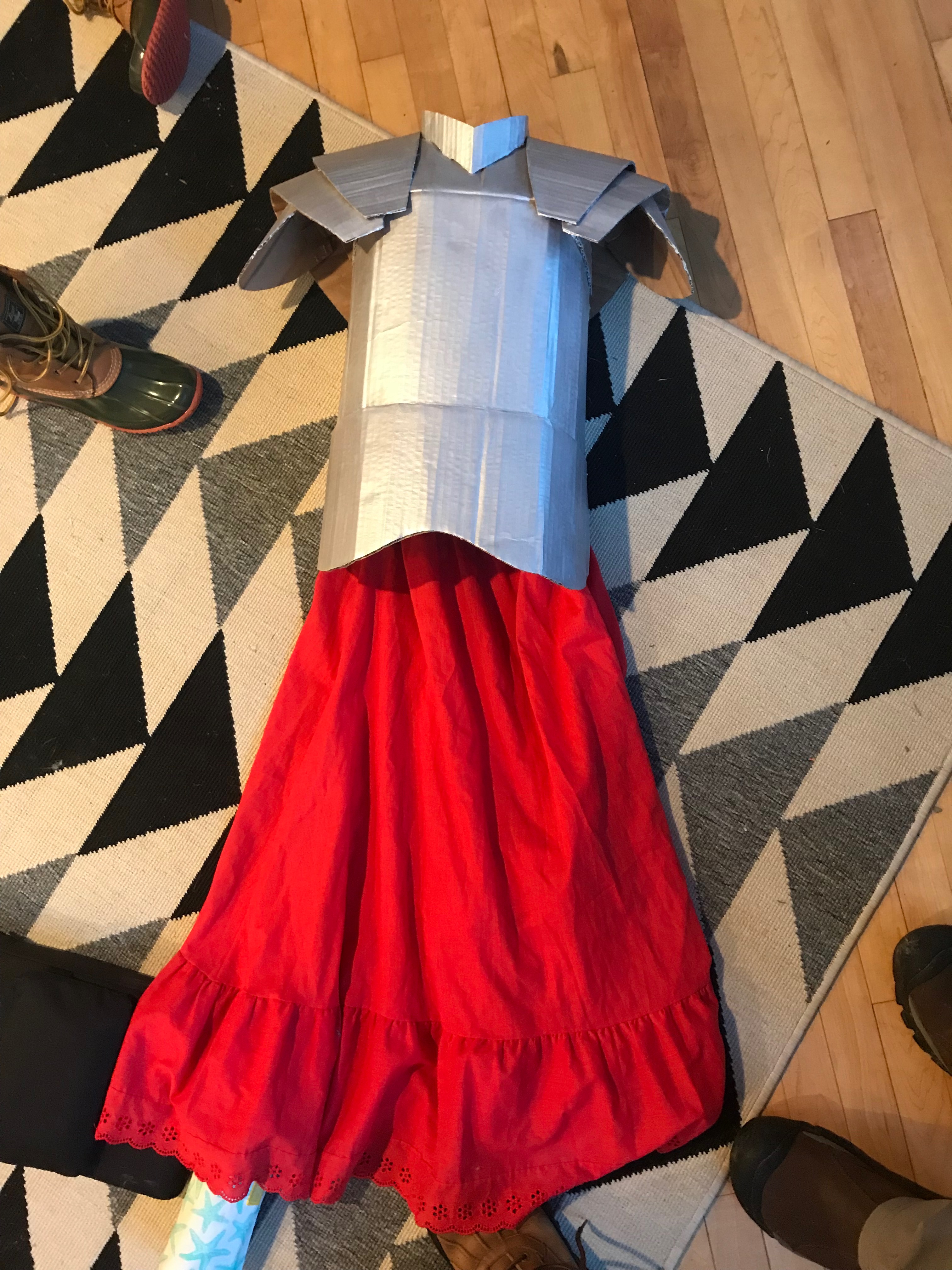 Armor with dress